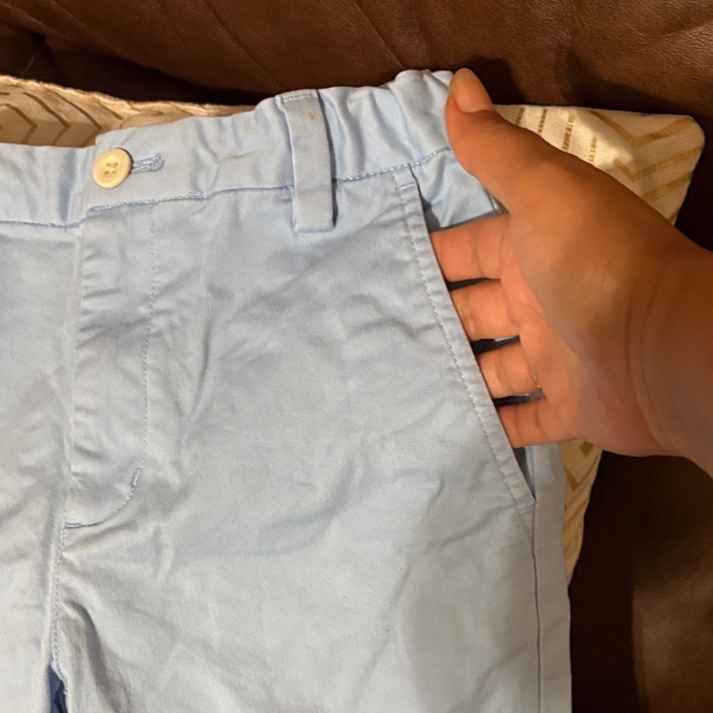 Vineyard Vines Sky Blue Men's Flat Front Shorts - Picture 4 of 5